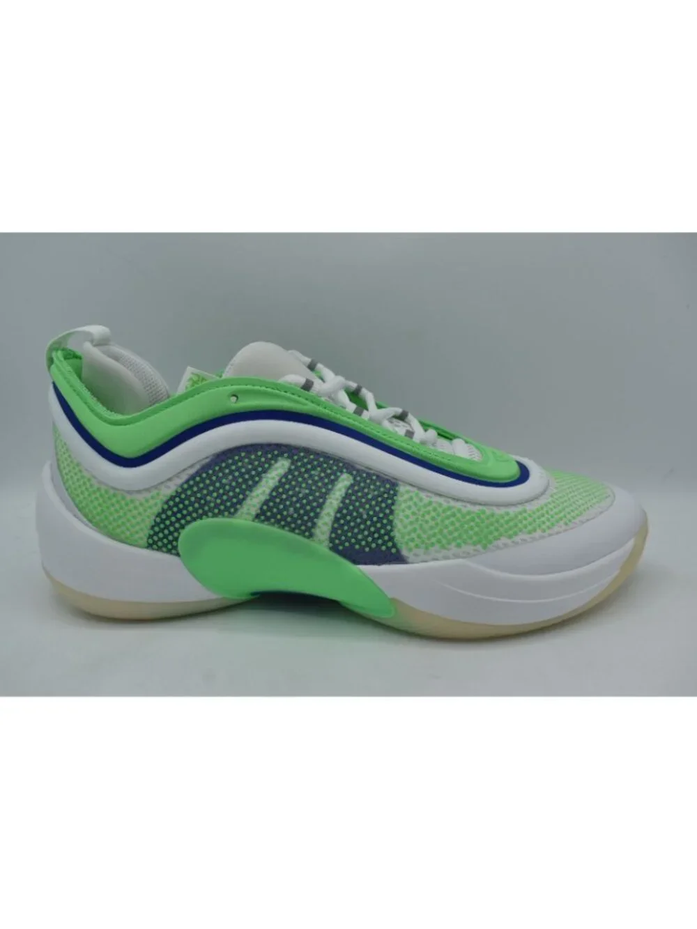 Adidas Mens Size 13 D.O.N. Issue 6 White Green‎ Blue Basketball Shoes Sneakers
